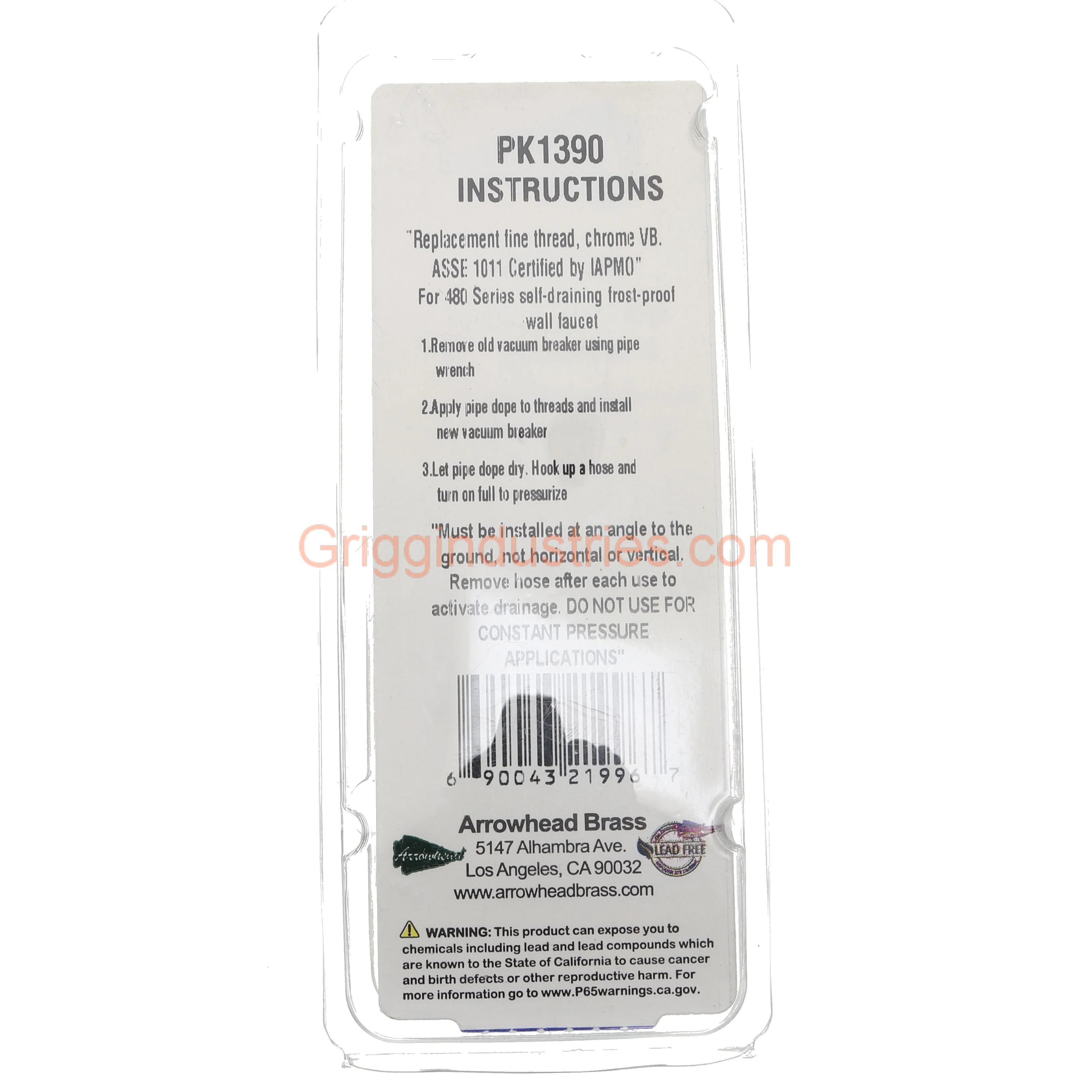 ABP Arrowhead Vacuum Breaker 1019-A 486 BFP - Image 12