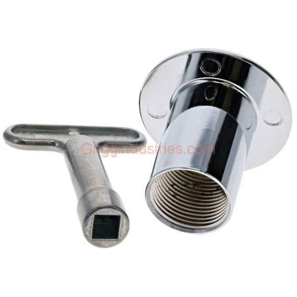 Arrowhead Bass PK1320 Chrome Key And Flange For Log Lighter valves - Image 3