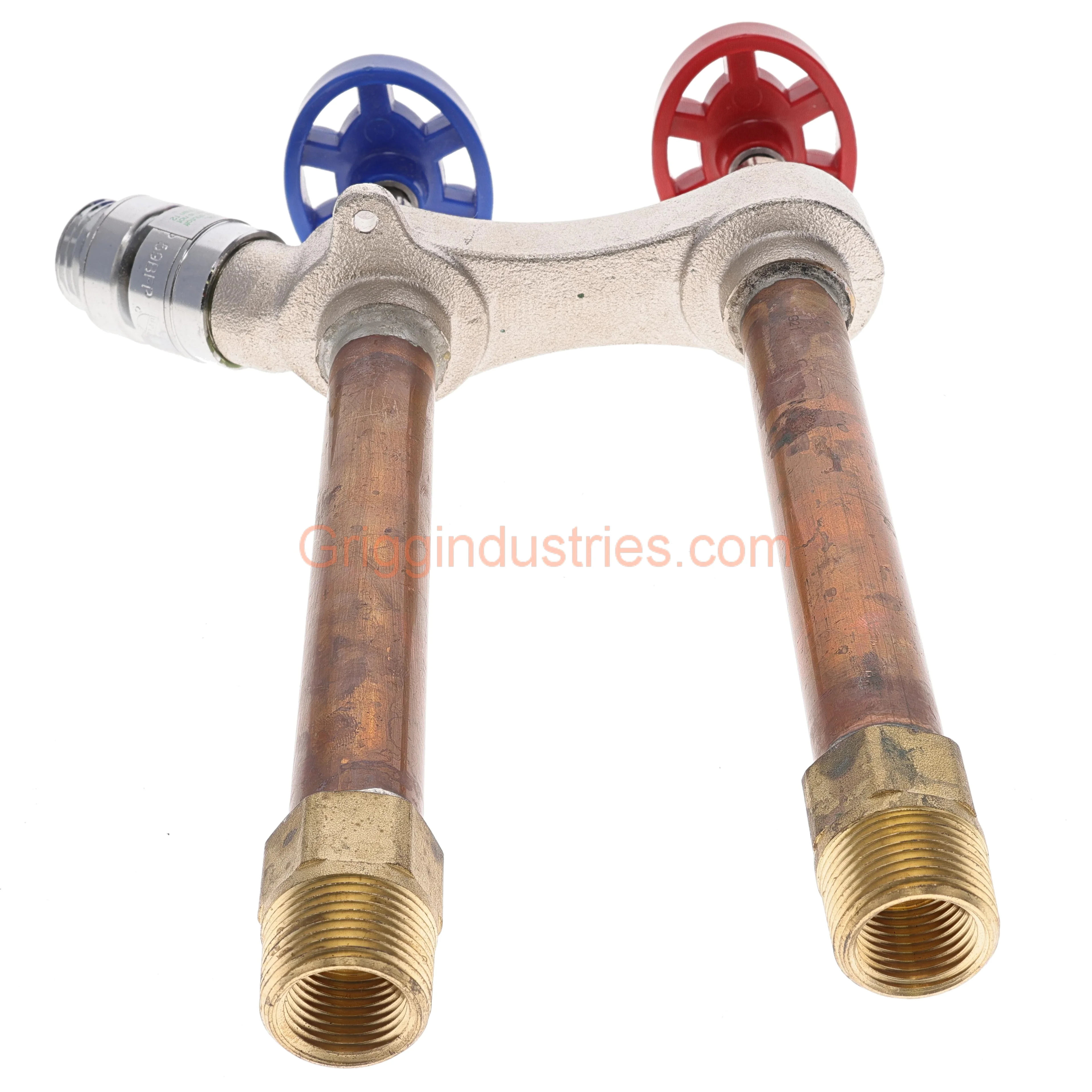 Arrowhead Brass 495-06VLF Vertical 6 Inch Wall Hot And Cold Faucet - Image 4