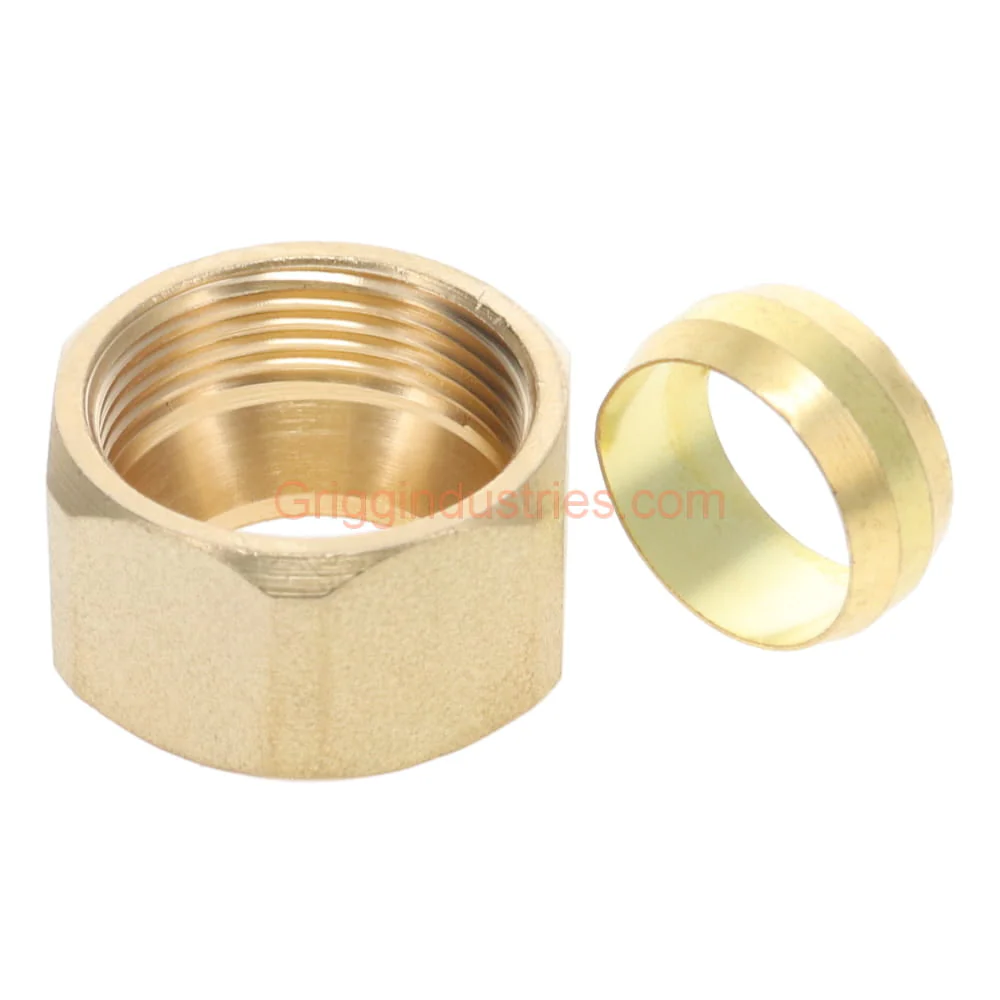 Arrowhead Brass ABP PK1180 Compression Nut With Ferrule - Image 2