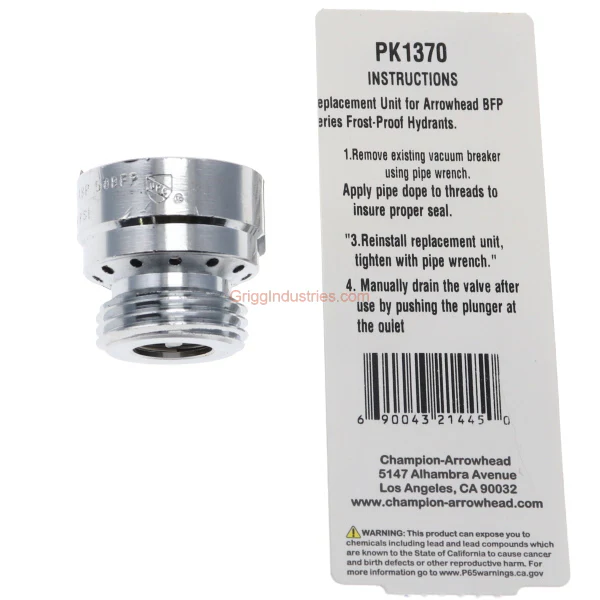 Arrowhead Brass ABP PK1370 Vacuum Breaker - Image 5