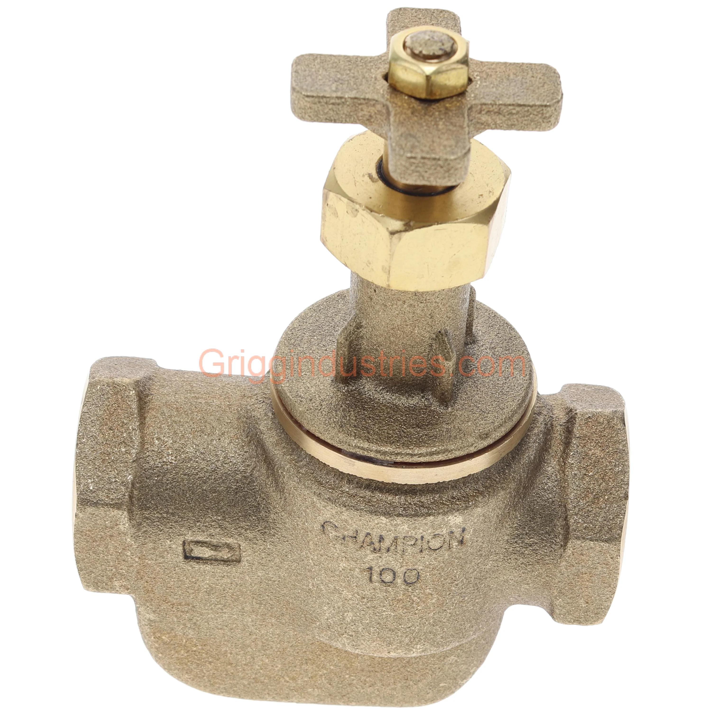 Champion 1" 100RS-100Y Manual Straight Valve With Rising Swivel - Image 4