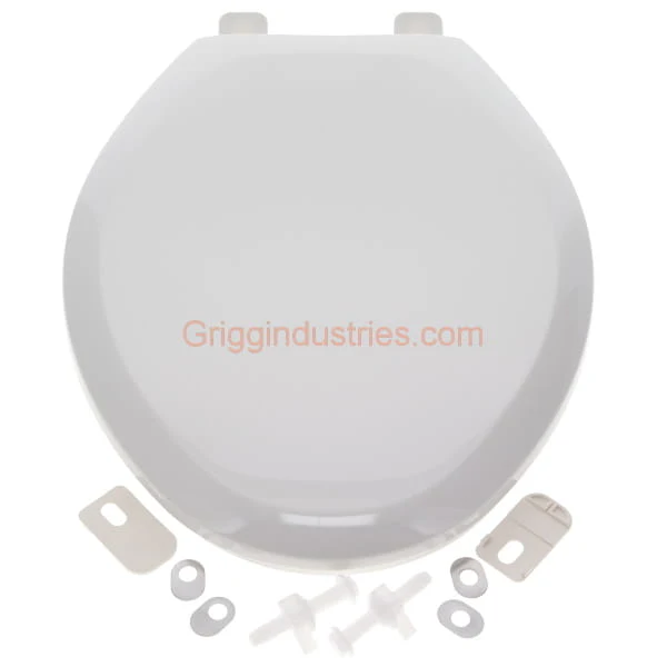 Gerber 99-216 White Standard Elongated Plastic Toilet Seat