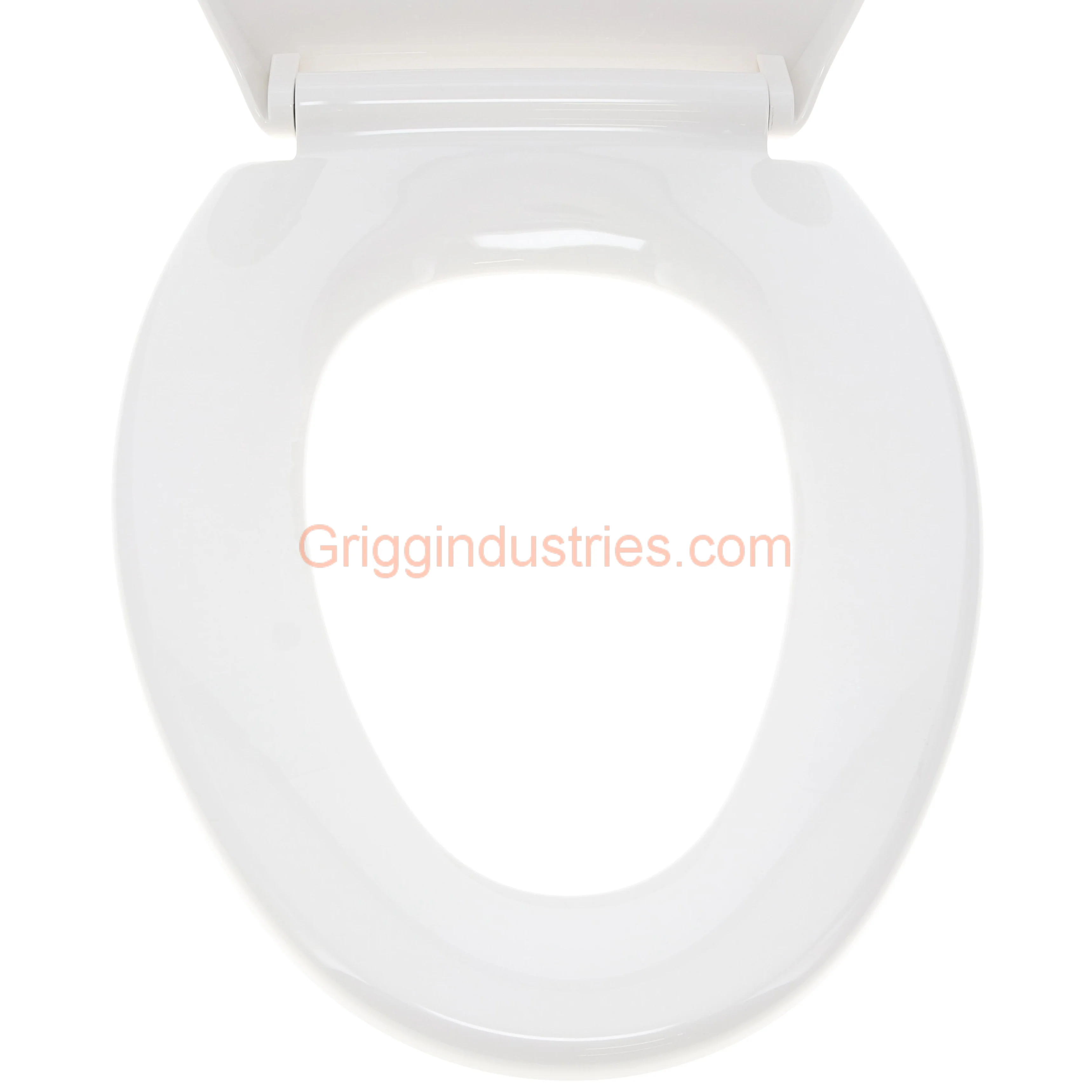 Gerber C550126 White Elongated Slow Close Quick Release Toilet Seat - Image 3