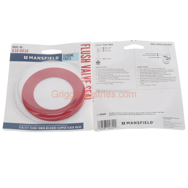 Mansfield 630-0030 Pack of 2 Flush Valve Seals - Image 2