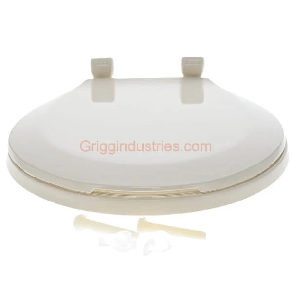 Mansfield Bone Round Toilet Seat - Image 3