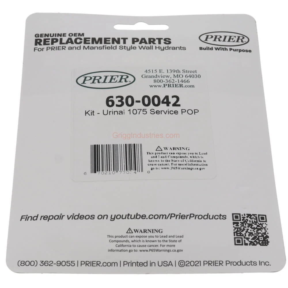 Mansfield Urinal Repair Kit 630-0042 - Image 3