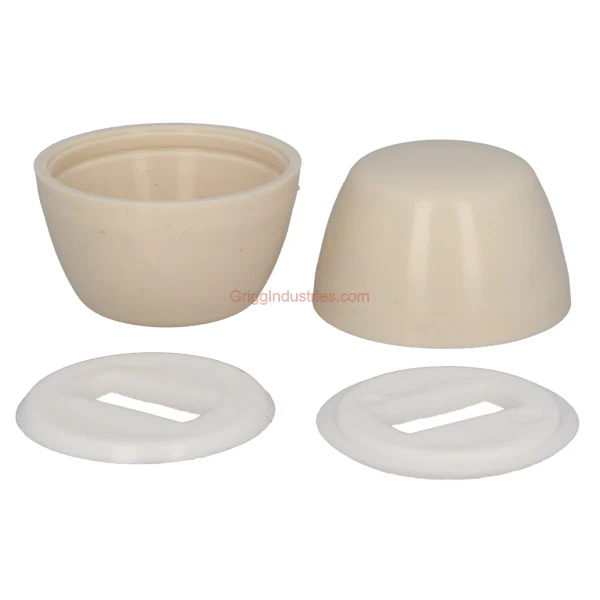 Mansfield Genuine Bone Toilet Bolt Caps