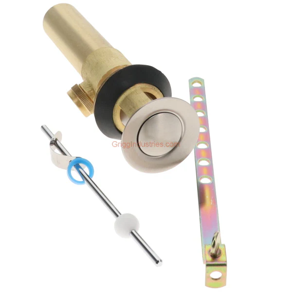 Plumbers Emporium A556200NP Brushed Nickel Metal Pop Up Assembly - Image 2