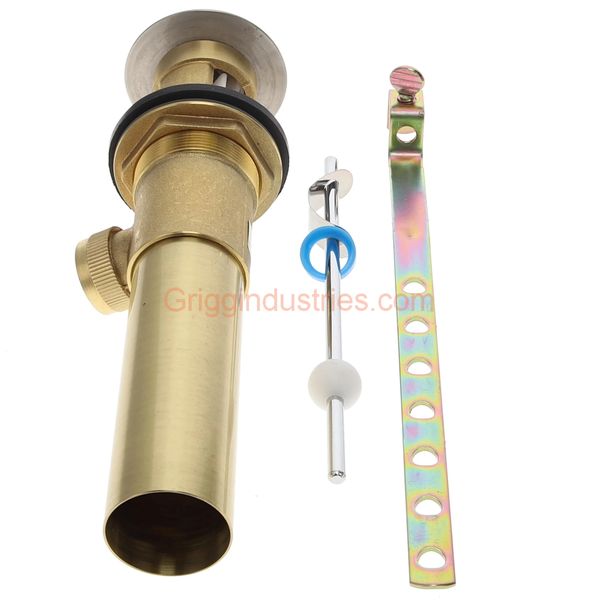 Plumbers Emporium A556200NP Brushed Nickel Metal Pop Up Assembly - Image 3