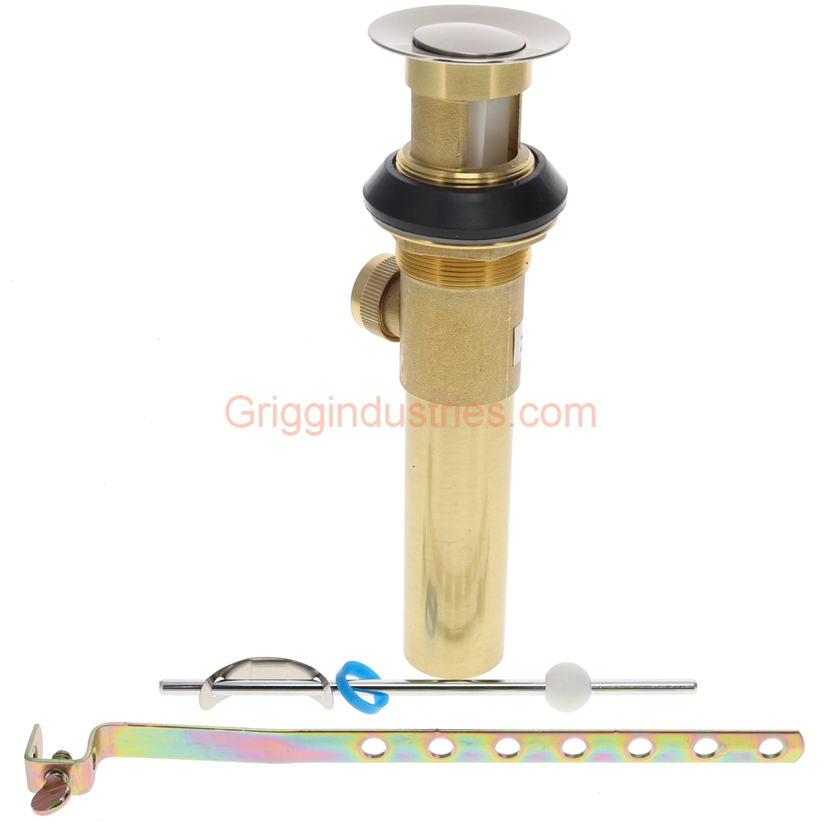 Plumbers Emporium A556200NP Brushed Nickel Metal Pop Up Assembly - Image 5