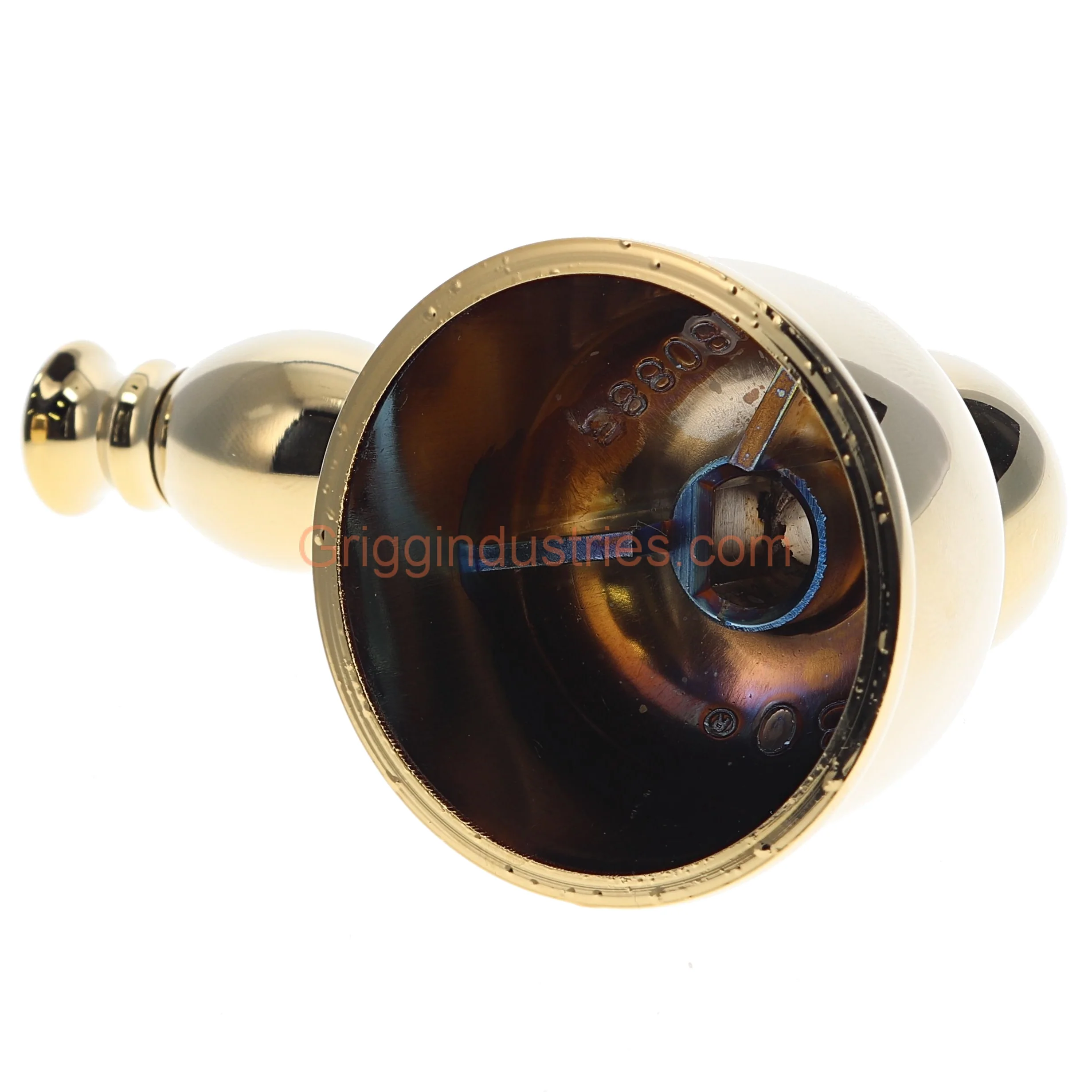 Plumbers Emporium A602028CYP Polished Brass Cold Handle Assembly - Image 7