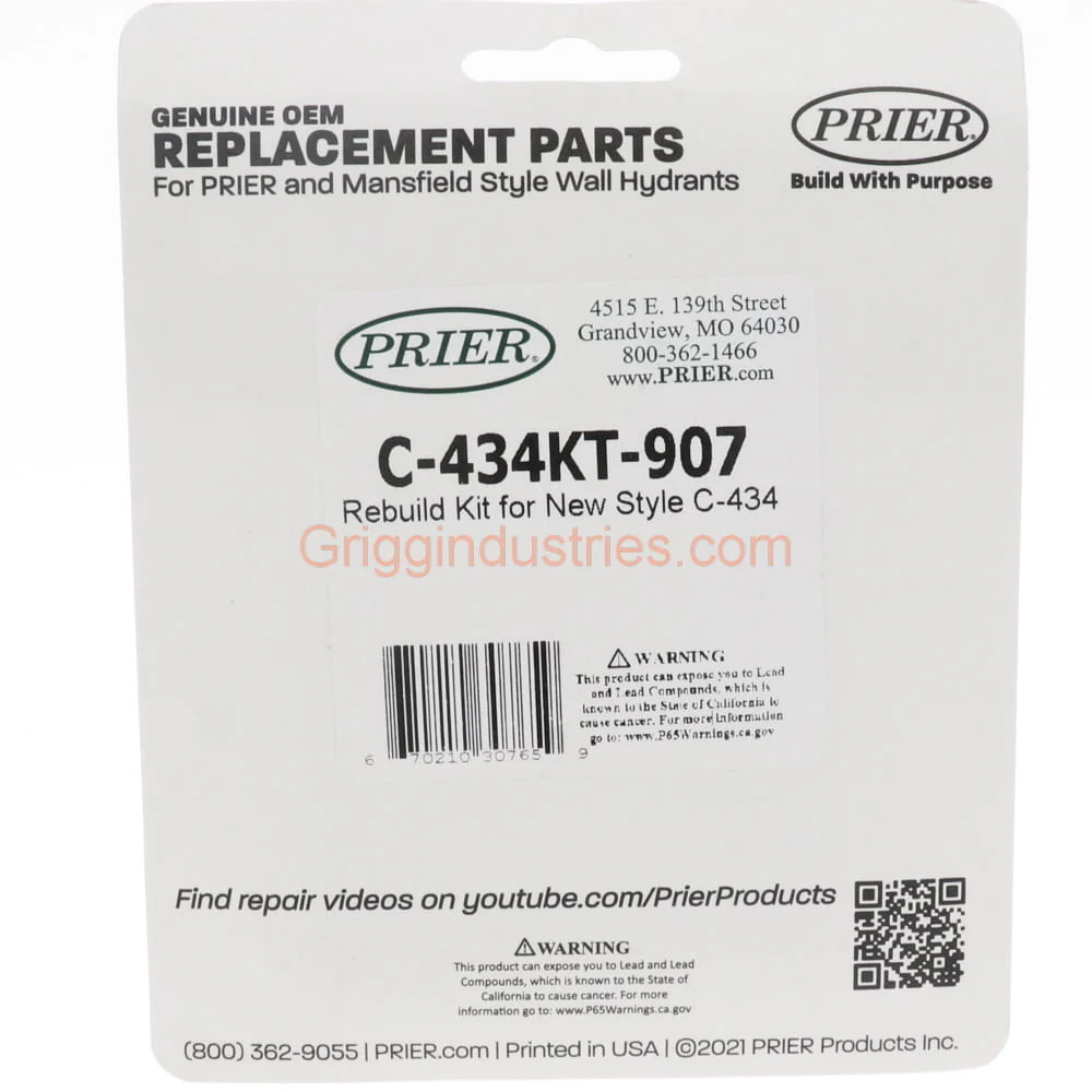 Prier C-434KT-907 Overhaul Kit - Image 2